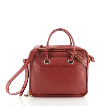 Balenciaga Blanket Square Bag Leather Small