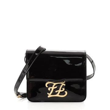 Fendi Karligraphy Crossbody Bag Patent