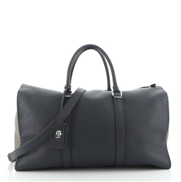Fendi Convertible Selleria Weekender Leather Large