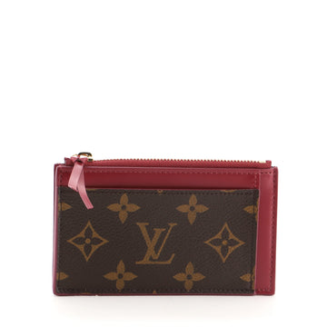 Louis Vuitton Zipped Card Holder NM Monogram Canvas