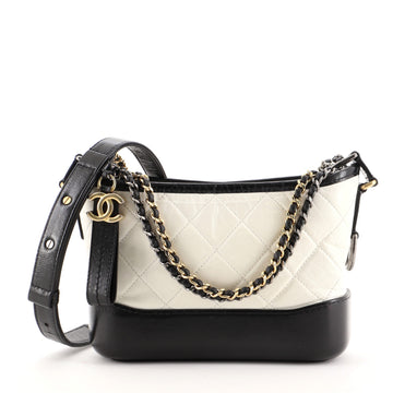 Chanel Gabrielle Hobo Quilted Aged Calfskin Small
