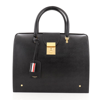 Thom Browne Mr. Thom Doctor Bag Leather. Large