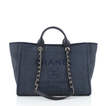 Chanel Deauville Tote Canvas Large