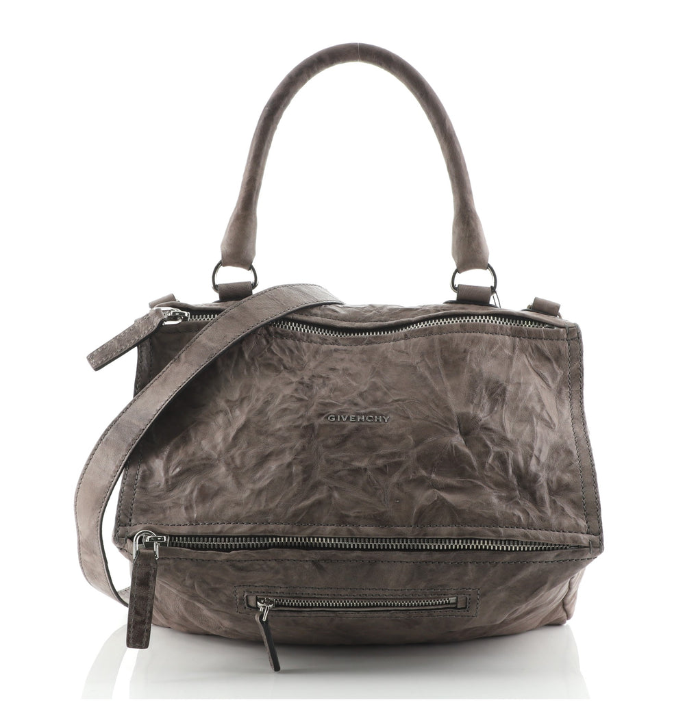 Givenchy Pandora Bag Distressed Leather Medium Neutral 694921