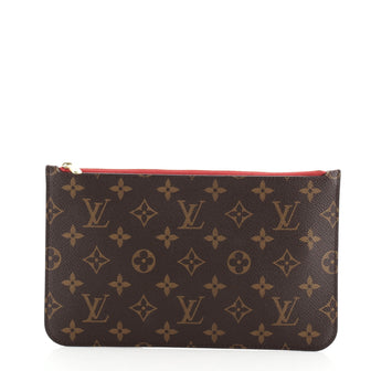 Louis Vuitton Neverfull Pochette Monogram Canvas Large