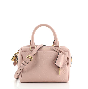 Louis Vuitton Speedy Bandouliere NM Handbag Monogram Empreinte Leather 20