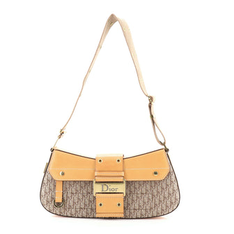 Vintage Christian Dior Street Chic Columbus Medium Brown Handbag