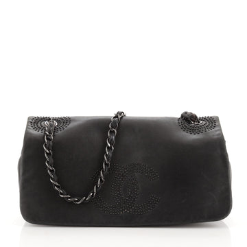 Chanel Studded CC Flap Bag Lambskin East West