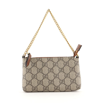 Gucci Chain Pochette GG Coated Canvas Mini
