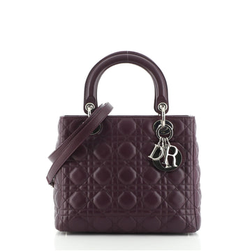 Christian Dior Lady Dior Bag Cannage Quilt Lambskin Medium
