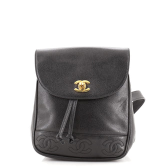 Chanel Vintage Backpack Caviar Small