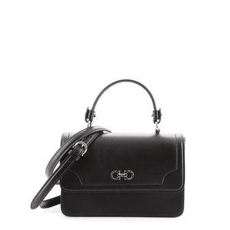 Salvatore Ferragamo Seila Top Handle Bag Leather Small