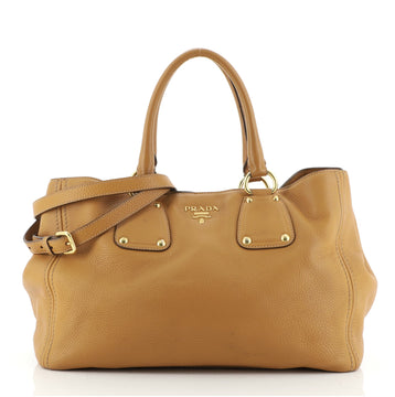 Prada Convertible Shopping Tote Vitello Daino Large