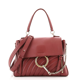 Chloe Faye Day Bag Quilted Leather Small