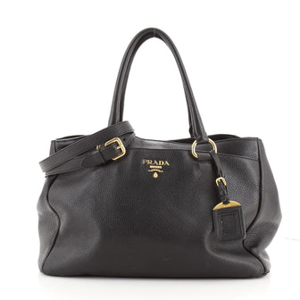 Prada Convertible Shopping Tote Vitello Daino Medium