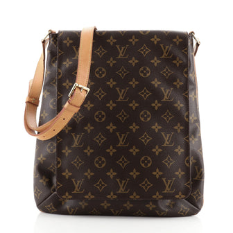 Louis Vuitton Musette Salsa Handbag Monogram Canvas GM