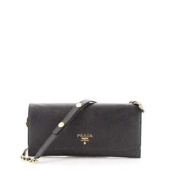 Prada Wallet on Chain Saffiano Leather