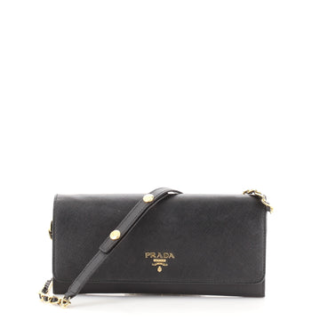 Prada Wallet on Chain Saffiano Leather