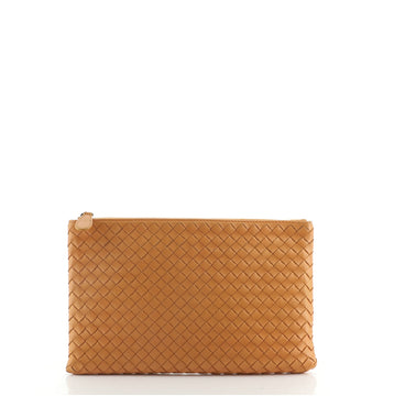 Bottega Veneta Zip Pouch Intrecciato Nappa Large
