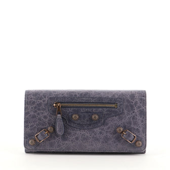 Balenciaga Giant Money Flap Wallet Leather