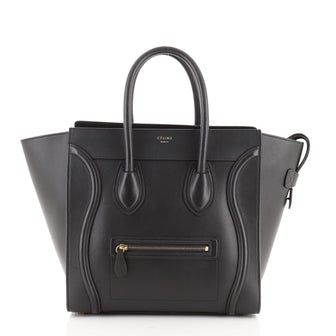 Celine Luggage Bag Smooth Leather Mini