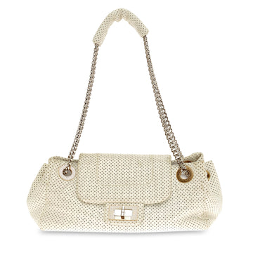 Chanel Accordion Flap Perforated Leather Classic