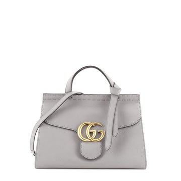 Gucci GG Marmont Top Handle Bag Leather Small