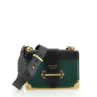 Prada Cahier Crossbody Bag City Calf and Saffiano Small
