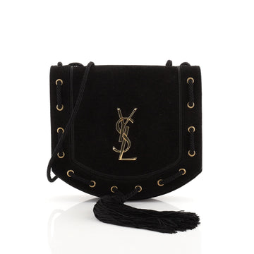 Saint Laurent Fetish Satchel Suede Medium