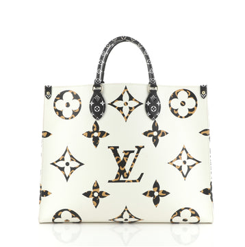 Louis Vuitton OnTheGo Tote Limited Edition Jungle Monogram Giant GM