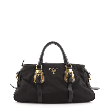 Prada Convertible Belted Satchel Tessuto and Leather Small