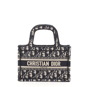 Christian Dior Book Tote Oblique Canvas Mini