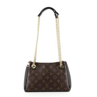 Louis Vuitton Surene Handbag Monogram Canvas with Leather BB