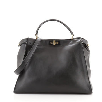 Fendi Peekaboo Bag Rigid Leather Large