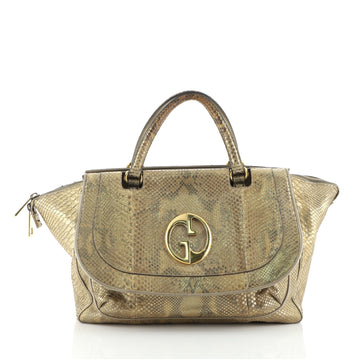 Gucci 1973 Top Handle Bag Python Medium