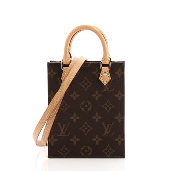 Louis Vuitton Petit Sac Plat Bag Monogram Canvas