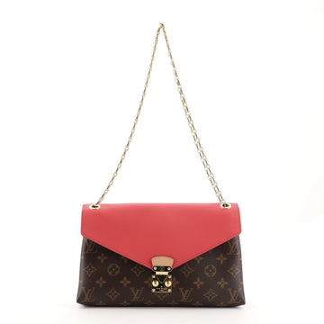 Louis Vuitton Pallas Chain Shoulder Bag Monogram Canvas and Calfskin