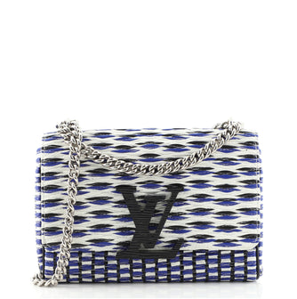 Louis Vuitton Chain Louise Smoke Clutch Quilted Leather