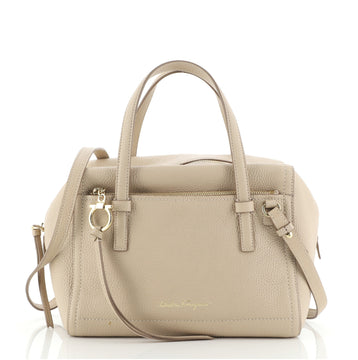 Salvatore Ferragamo Amy Boston Bag Leather Medium Leather Medium