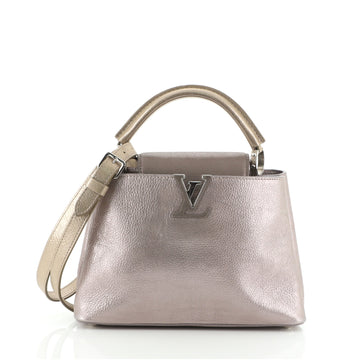 Louis Vuitton Capucines Bag Limited Edition Tricolor Iridescent Calfskin BB