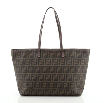 Fendi Roll Tote Zucca Coated Canvas Large
