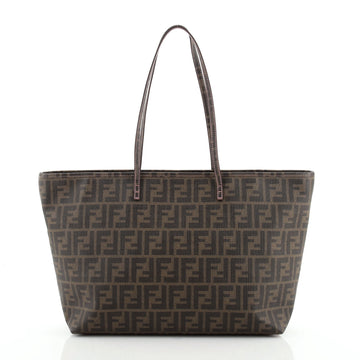 Fendi Roll Tote Zucca Coated Canvas Large