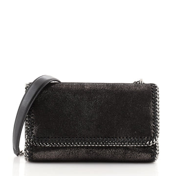 Stella McCartney Falabella Flap Shoulder Bag Shaggy Deer Small