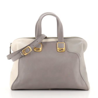Fendi Chameleon Convertible Satchel Leather Large