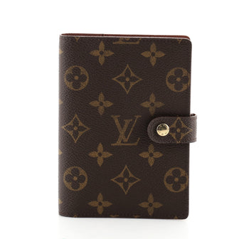 Louis Vuitton Ring Agenda Cover Monogram Canvas PM