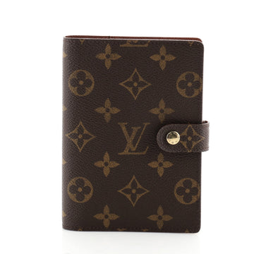 Louis Vuitton Ring Agenda Cover Monogram Canvas PM