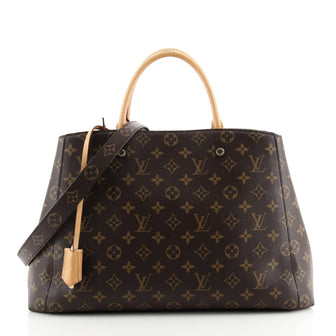 Louis Vuitton Montaigne Handbag Monogram Canvas GM