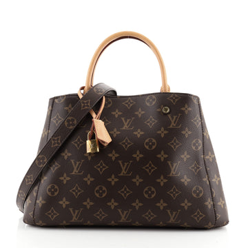 Louis Vuitton Montaigne Handbag Monogram Canvas MM