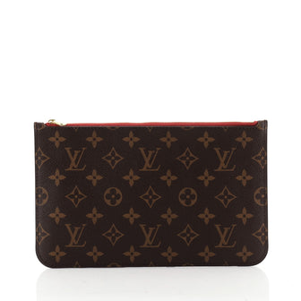 Louis Vuitton Neverfull Pochette Monogram Canvas Large