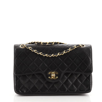 Chanel Vintage CC Chain Flap Bag Quilted Lambskin Medium
